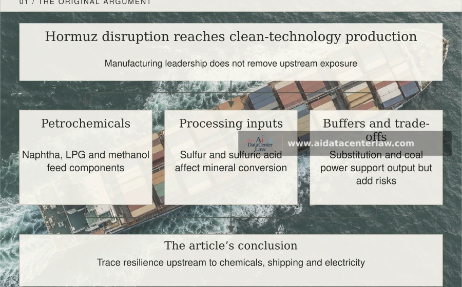 Original argument: The material supply chains behind the electric data center
