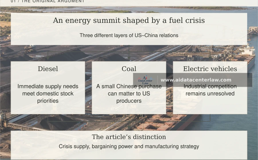 Original argument: Energy diplomacy beneath the competition for compute